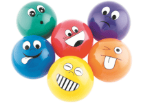 Emotieballen met 6 verschillende emoties